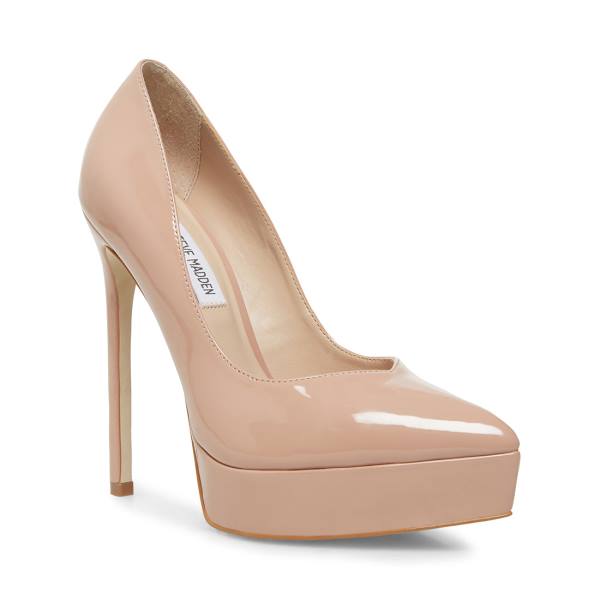 Steve Madden Luxury Blush Lack Heel Högklackade Skor Dam Mörkrosa | SM-891XU