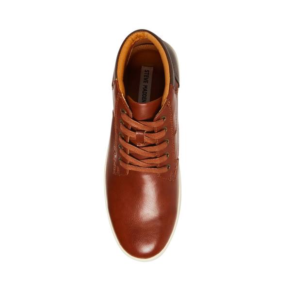 Steve Madden M-fray Cognac Sneakers Herr Bruna | SM-078TK