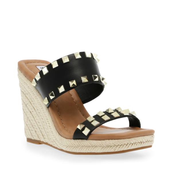 Steve Madden Mackie-s Sandaler Dam Svarta Olika Färger | SM-682VO