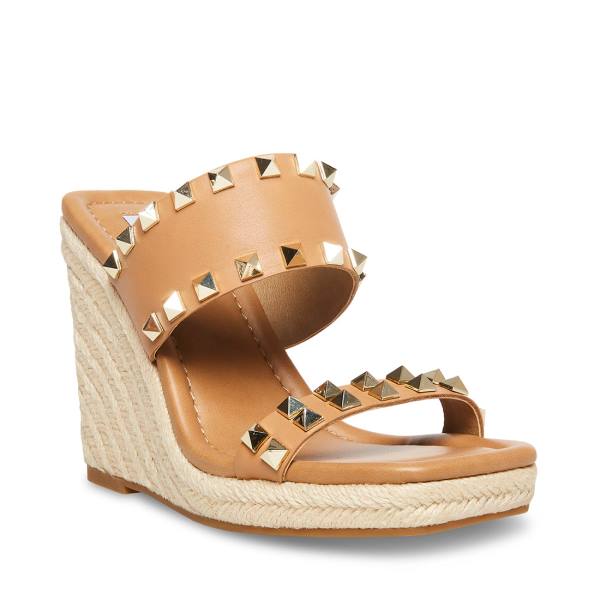 Steve Madden Mackie-s Tan Sandaler Dam Bruna Olika Färger | SM-918DW