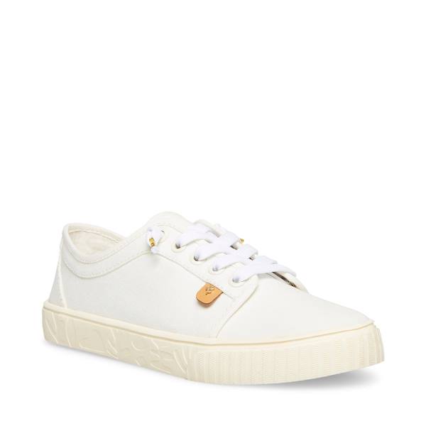 Steve Madden Maevee Natural Sneakers Dam Beige | SM-851JW