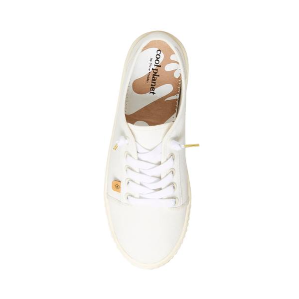 Steve Madden Maevee Natural Sneakers Dam Beige | SM-851JW