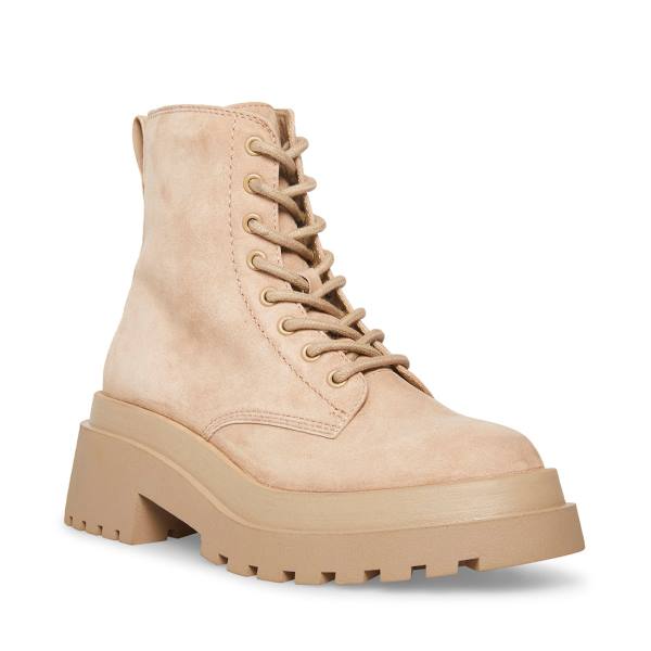 Steve Madden Malvina Taupe Mocka Kängor Dam Grå Bruna | SM-793XC