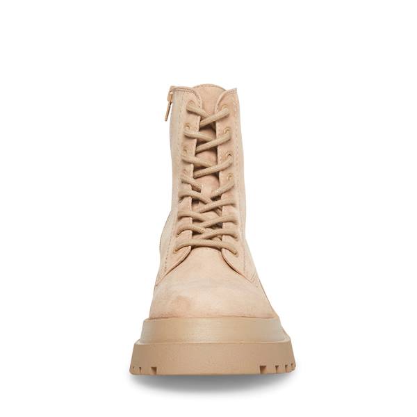 Steve Madden Malvina Taupe Mocka Kängor Dam Grå Bruna | SM-793XC