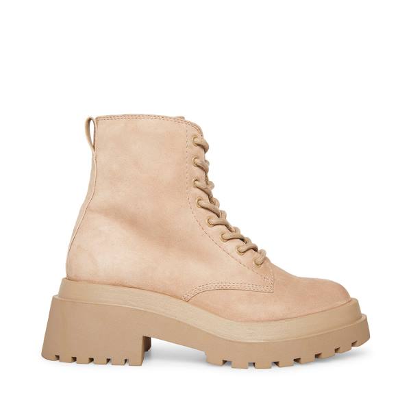 Steve Madden Malvina Taupe Mocka Kängor Dam Grå Bruna | SM-793XC