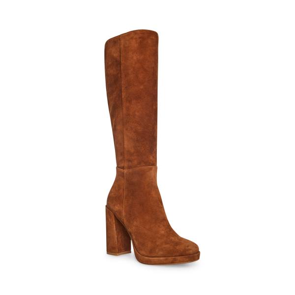 Steve Madden Marcello Chestnut Mocka Stövlar Dam Bruna | SM-584LM