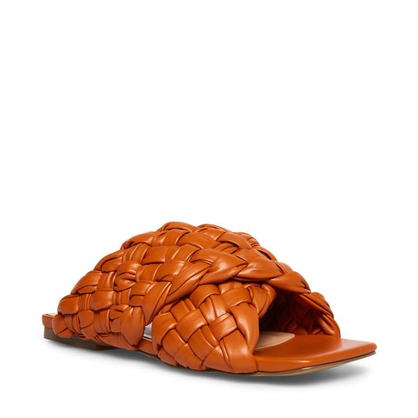 Steve Madden Marina Burnt Sandaler Dam Orange | SM-403CF