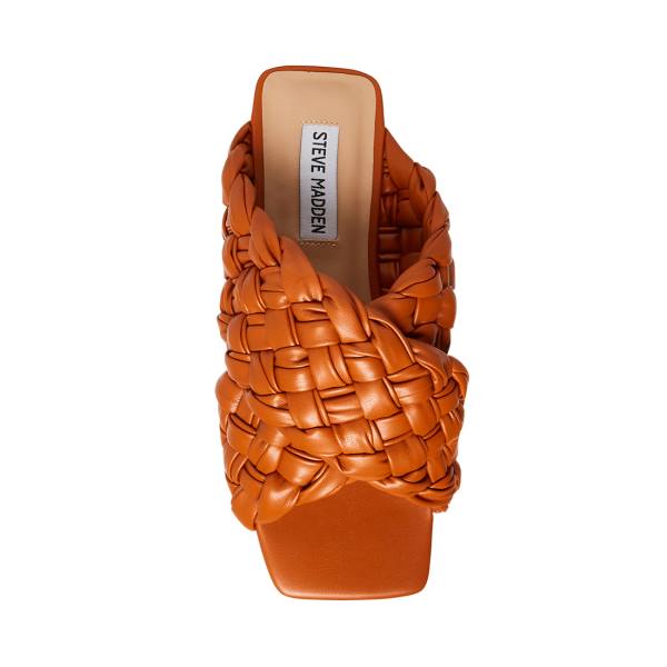 Steve Madden Marina Burnt Sandaler Dam Orange | SM-403CF