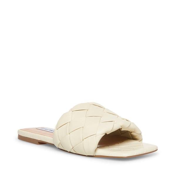 Steve Madden Martine Bone Sandaler Dam Beige | SM-371TO