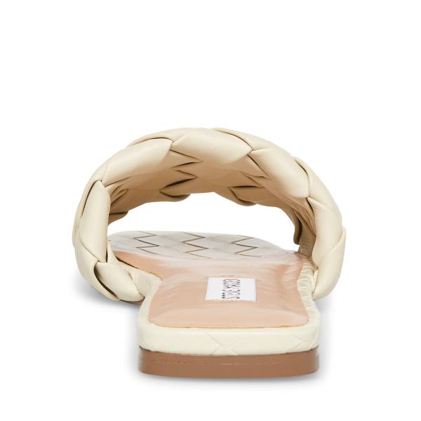 Steve Madden Martine Bone Sandaler Dam Beige | SM-371TO