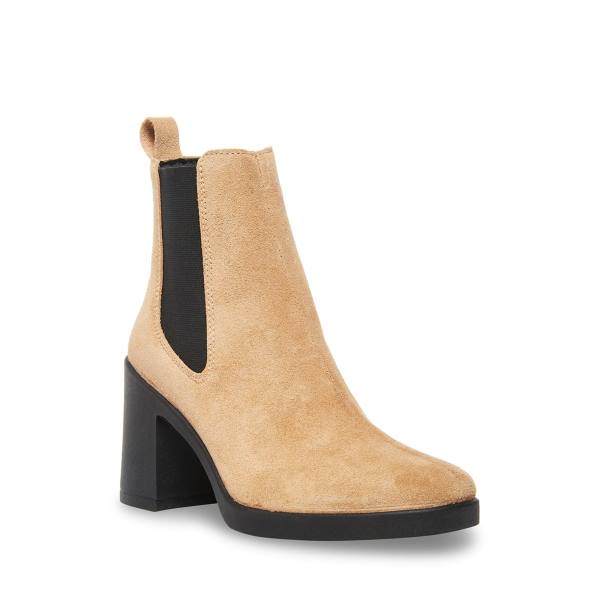 Steve Madden Match Taupe Mocka Kängor Dam Grå Bruna | SM-074CF