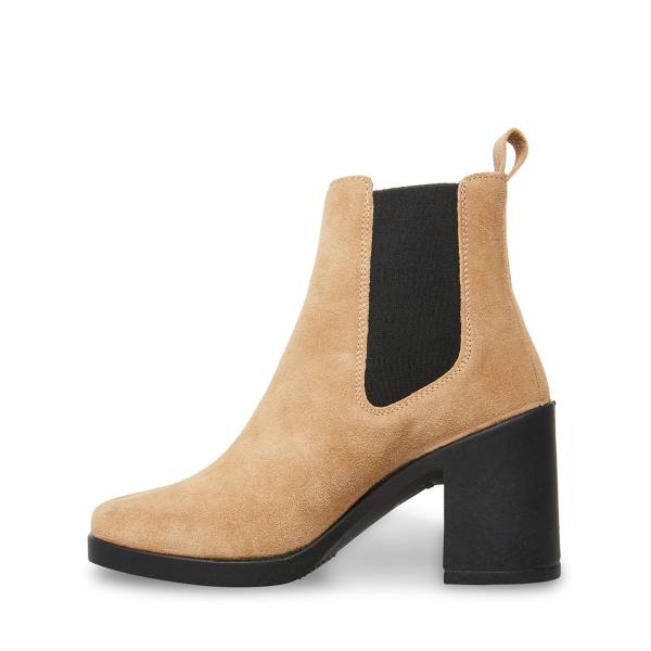 Steve Madden Match Taupe Mocka Kängor Dam Grå Bruna | SM-074CF