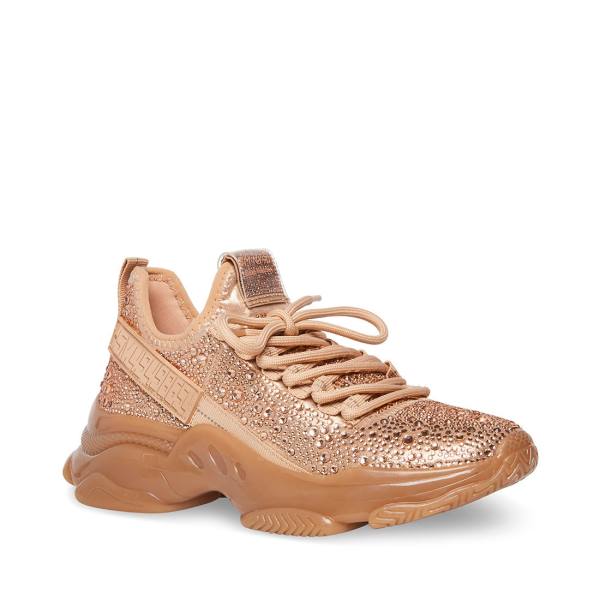 Steve Madden Maxima-r Sneakers Dam Rosa Guld | SM-673LV