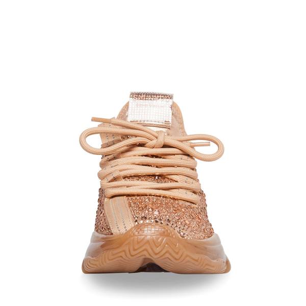 Steve Madden Maxima-r Sneakers Dam Rosa Guld | SM-673LV