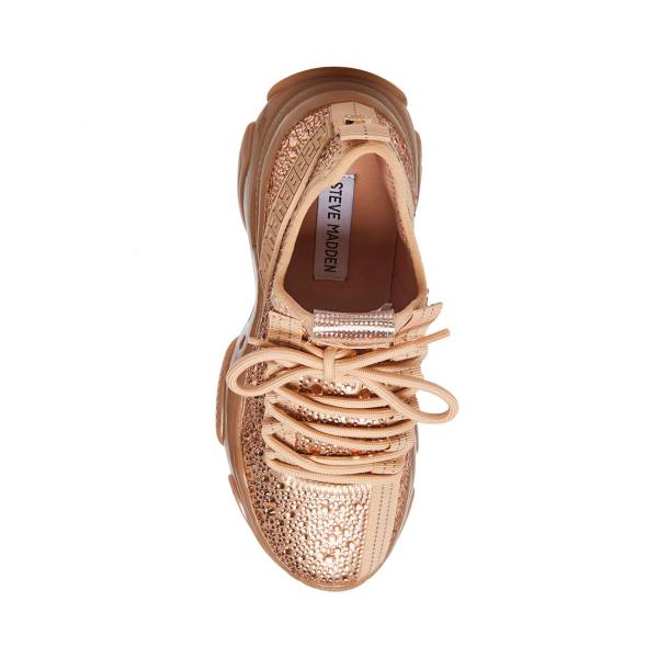 Steve Madden Maxima-r Sneakers Dam Rosa Guld | SM-673LV