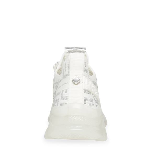 Steve Madden Maxima-s Sneakers Dam Vita Silver | SM-735ZP