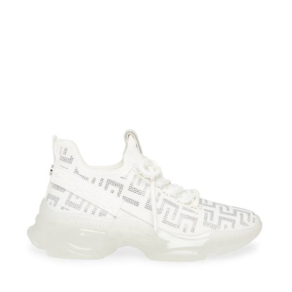 Steve Madden Maxima-s Sneakers Dam Vita Silver | SM-735ZP