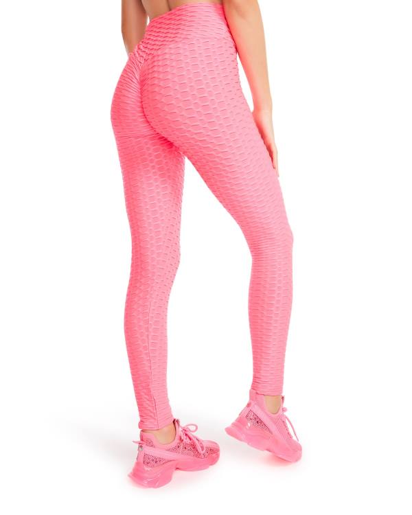 Steve Madden Maximize Scrunched Leggings Dam Rosa | SM-927LZ