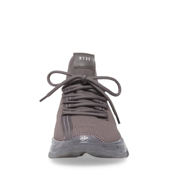 Steve Madden Maxxximo Charcoal Sneakers Herr Grå | SM-052SR