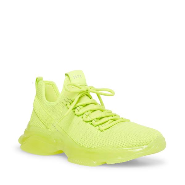 Steve Madden Maxxximo Lime Sneakers Herr Ljusgröna | SM-731JA