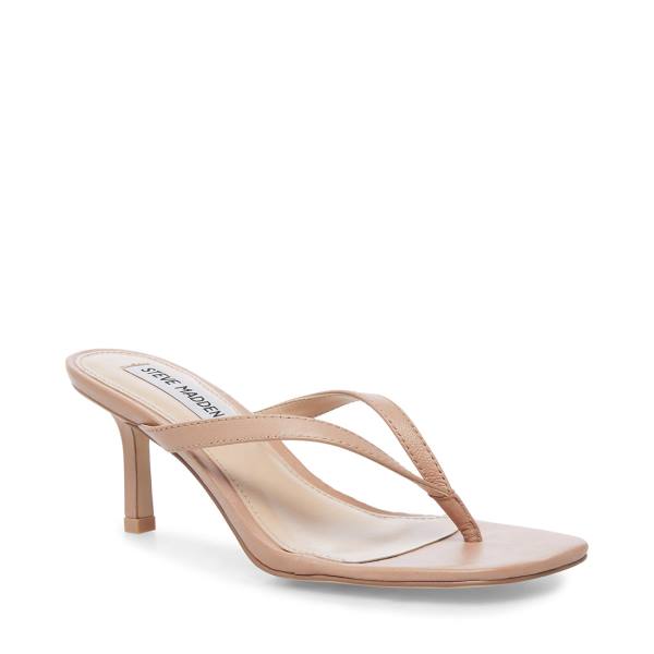 Steve Madden Melrose Tan Läder Heel Högklackade Skor Dam Bruna | SM-062FW