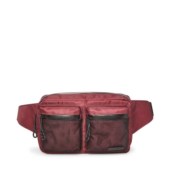 Steve Madden Mesh Fanny Pack Burgundy Handväska Dam Vinröda | SM-201LN