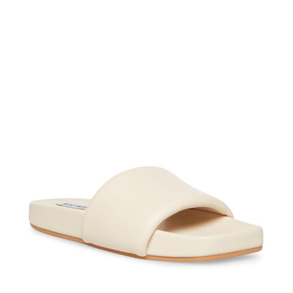 Steve Madden Mosy Bone Sandaler Dam Beige | SM-674TL