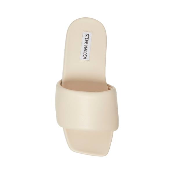 Steve Madden Mosy Bone Sandaler Dam Beige | SM-674TL