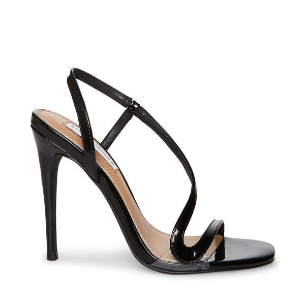 Steve Madden Nadia Lack Heel Högklackade Skor Dam Svarta | SM-852RT