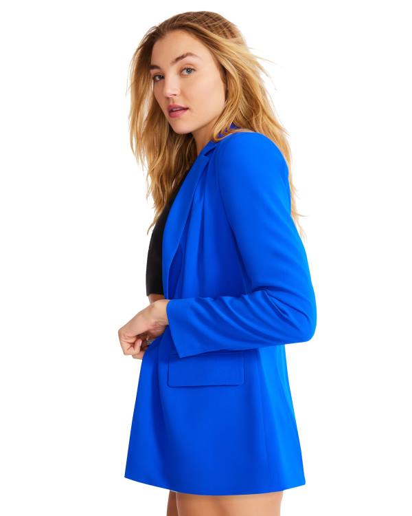 Steve Madden Neon Blazer Jacka Dam Blå | SM-678WG