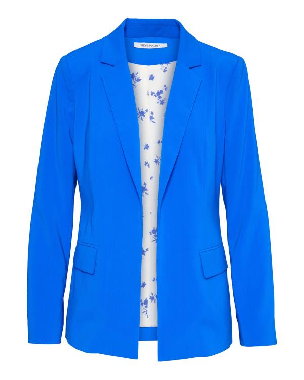 Steve Madden Neon Blazer Jacka Dam Blå | SM-678WG