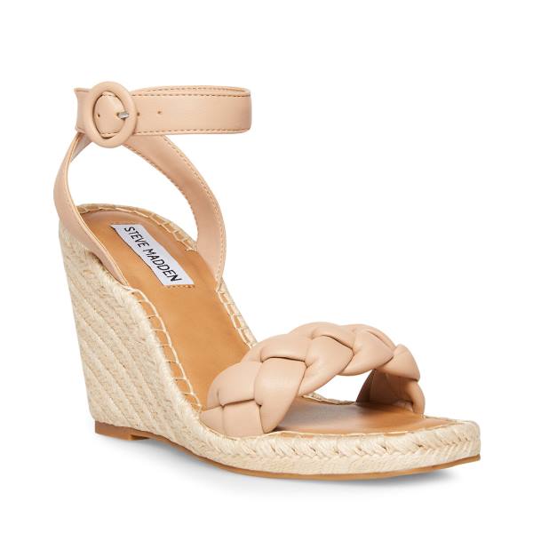 Steve Madden Novah Tan Sandaler Dam Bruna | SM-085ST