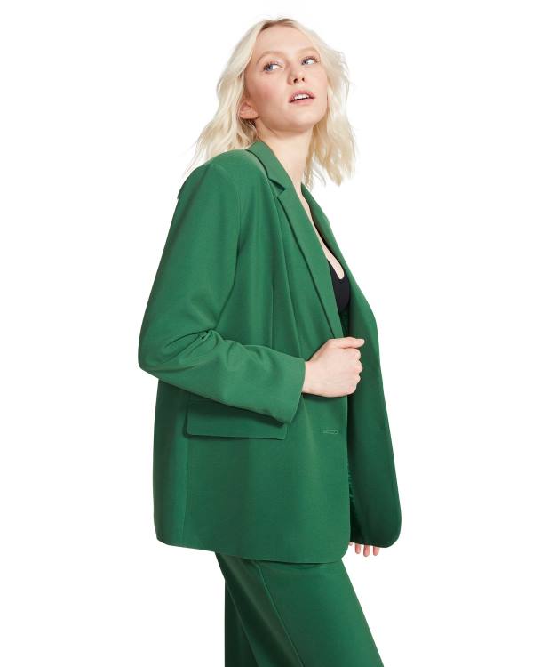 Steve Madden Oversized Blazer Jacka Dam Gröna | SM-539YT