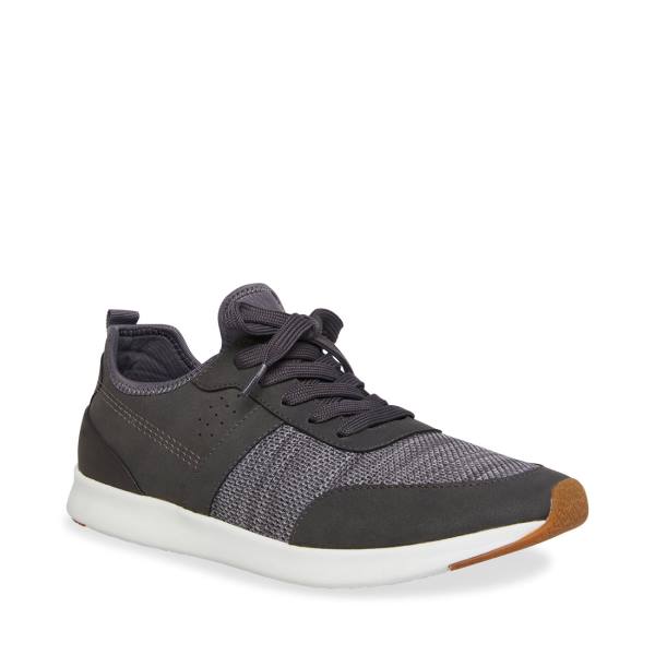 Steve Madden P-stevy Charcoal Sneakers Herr Grå | SM-047MR