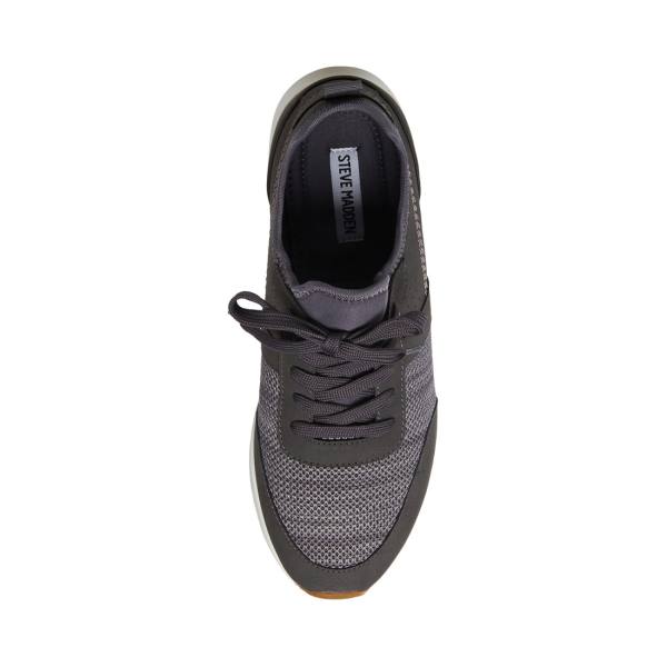 Steve Madden P-stevy Charcoal Sneakers Herr Grå | SM-047MR