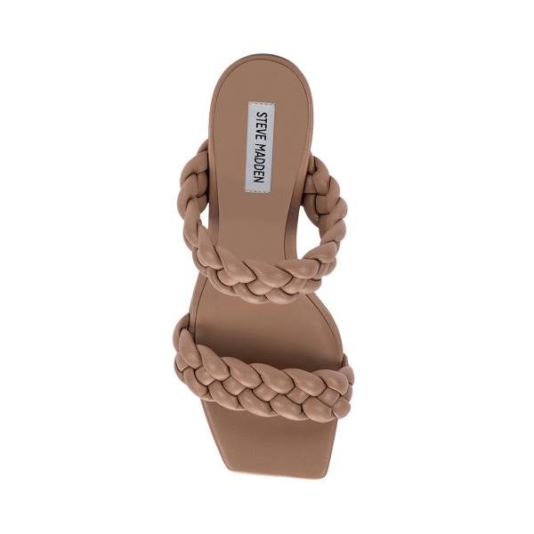 Steve Madden Paxton Cafe Heel Högklackade Skor Dam Bruna Bruna | SM-569RP