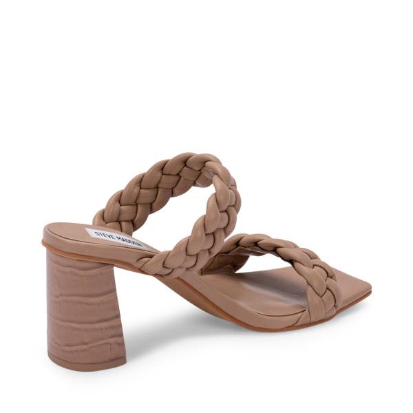 Steve Madden Paxton Cafe Heel Högklackade Skor Dam Bruna Bruna | SM-569RP