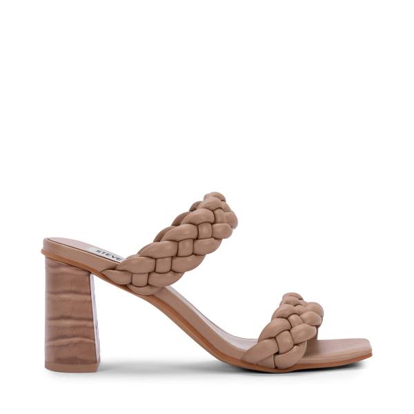 Steve Madden Paxton Cafe Heel Högklackade Skor Dam Bruna Bruna | SM-569RP