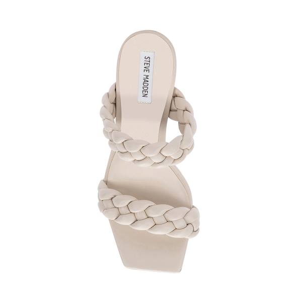 Steve Madden Paxton Ivory Heel Högklackade Skor Dam Vita | SM-923ER