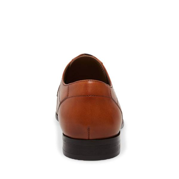 Steve Madden Perris Cognac Läder Finskor Herr Bruna | SM-859LK