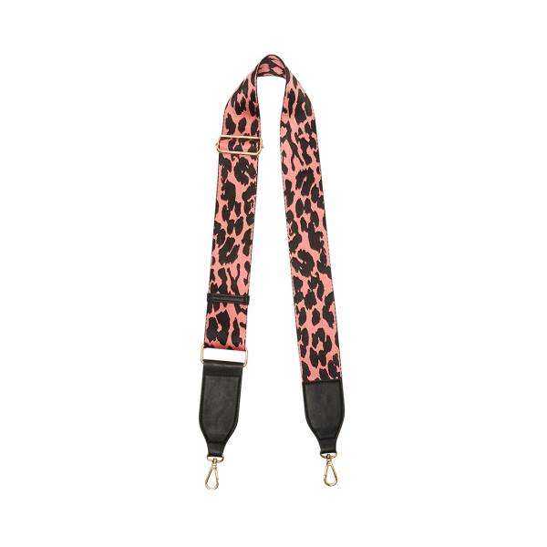 Steve Madden Pink Leopard Handbag Strap Dam Rosa Olika Färger | SM-864IS