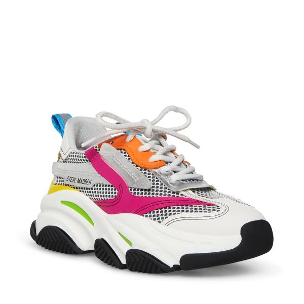 Steve Madden Possession Bright Sneakers Dam Ljusolika Färger | SM-604MB