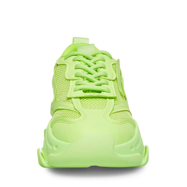 Steve Madden Possession Lime Sneakers Dam Ljusgröna | SM-019PT