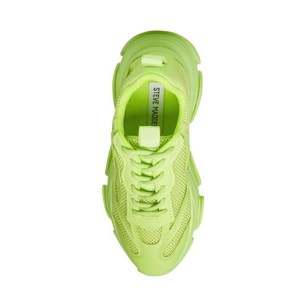 Steve Madden Possession Lime Sneakers Dam Ljusgröna | SM-019PT