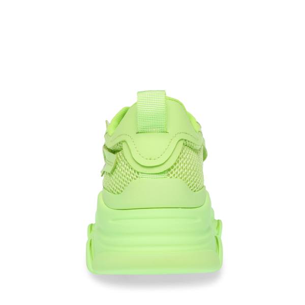 Steve Madden Possession Lime Sneakers Dam Ljusgröna | SM-019PT