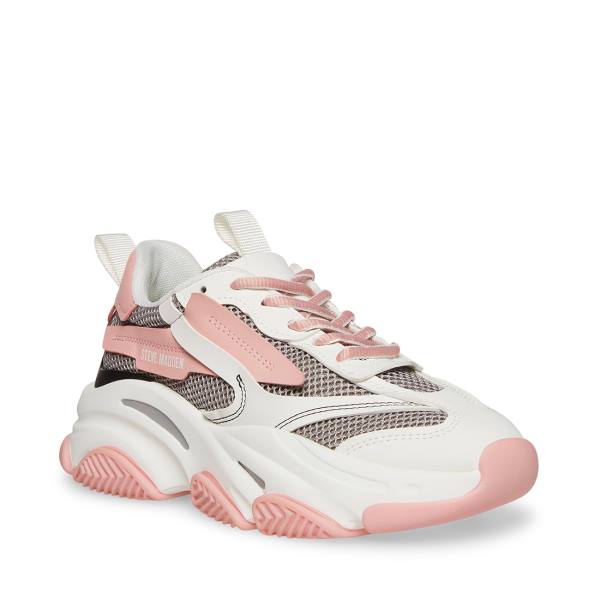 Steve Madden Possession Sneakers Dam Rosa Olika Färger | SM-438BS