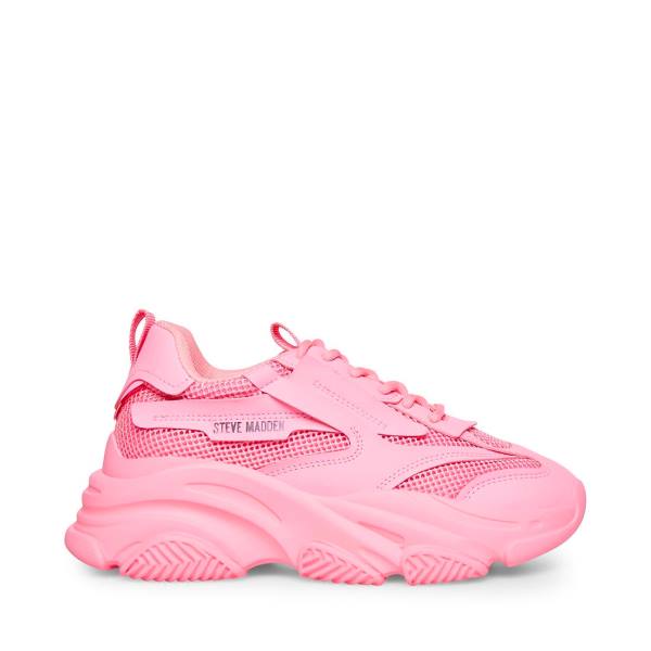 Steve Madden Possession Sneakers Dam Rosa | SM-742IN