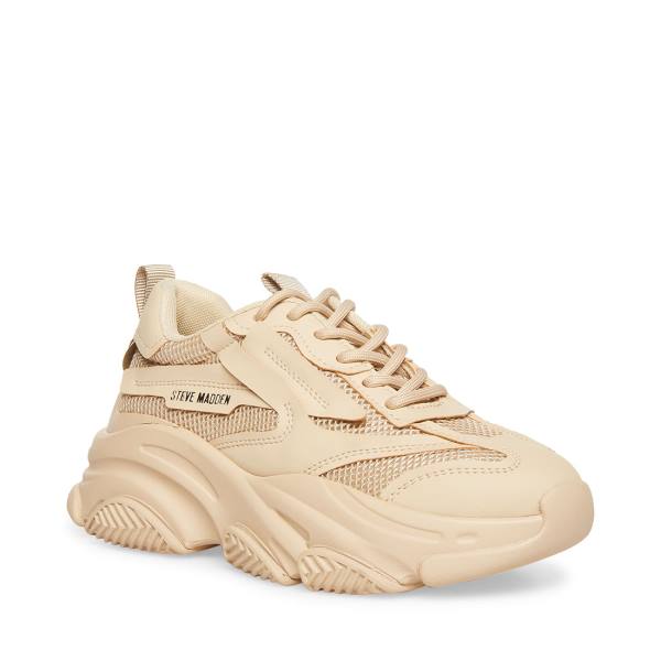 Steve Madden Possession Tan Sneakers Dam Bruna | SM-194FA