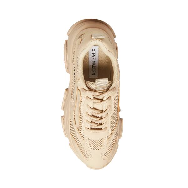 Steve Madden Possession Tan Sneakers Dam Bruna | SM-194FA