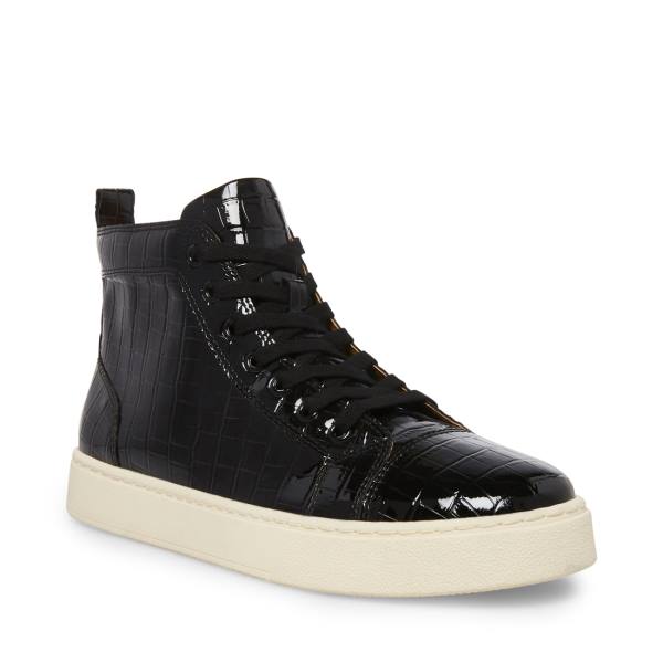 Steve Madden Promoter-c Crocodile Sneakers Herr Svarta | SM-462RX